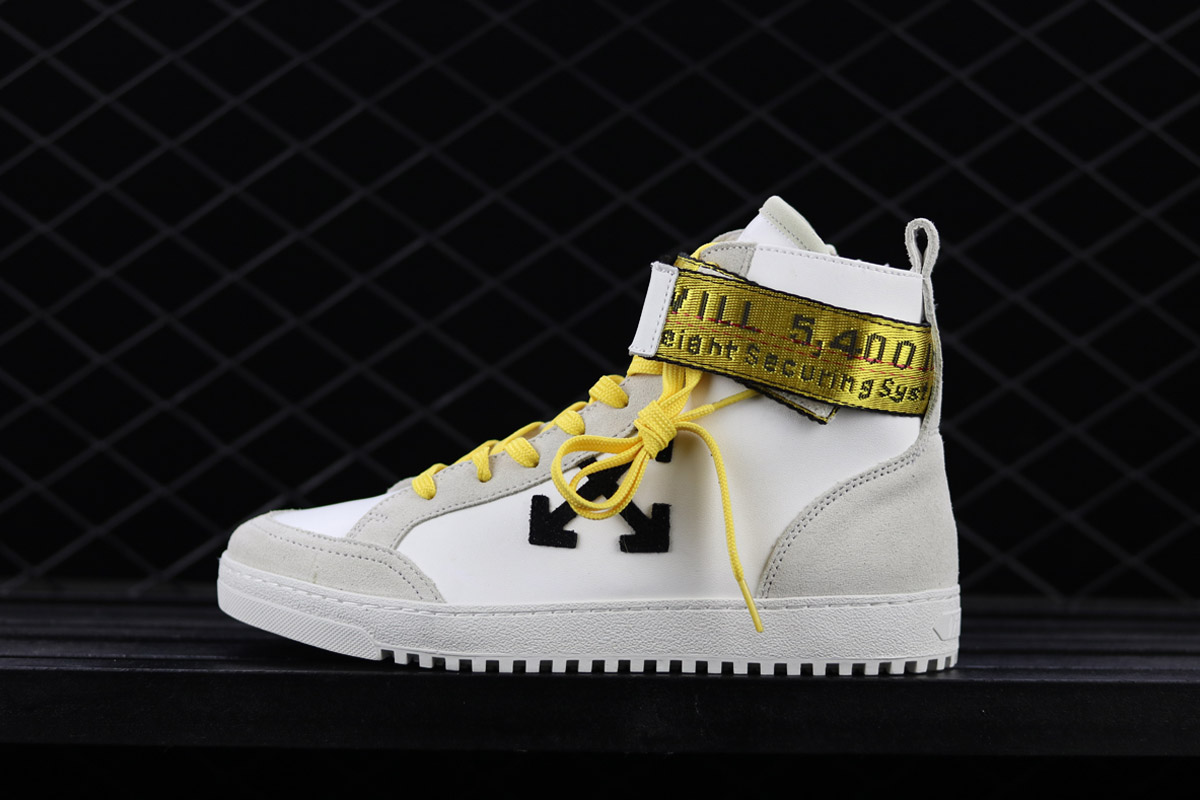 OFF-WHITE High-Top Sneakers “White” – Jordans To U