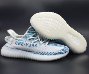 yeezy zebra bleu