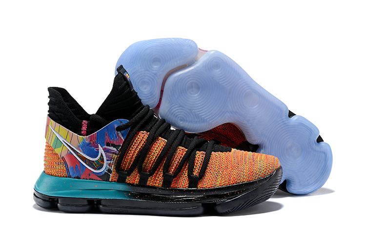 nike kd 10 multicolor