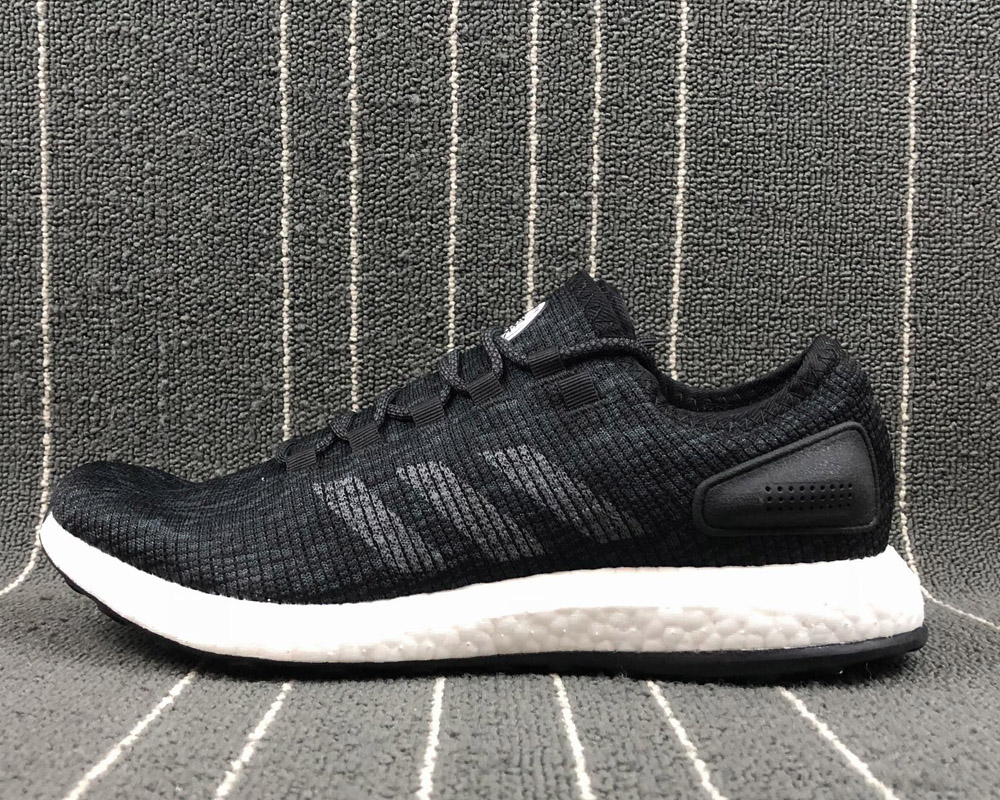 adidas Pure Boost Core Black and Solid 