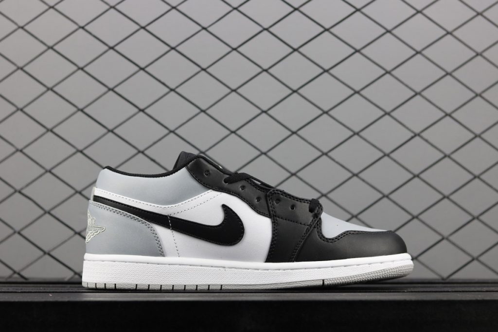 black white and grey jordan 1