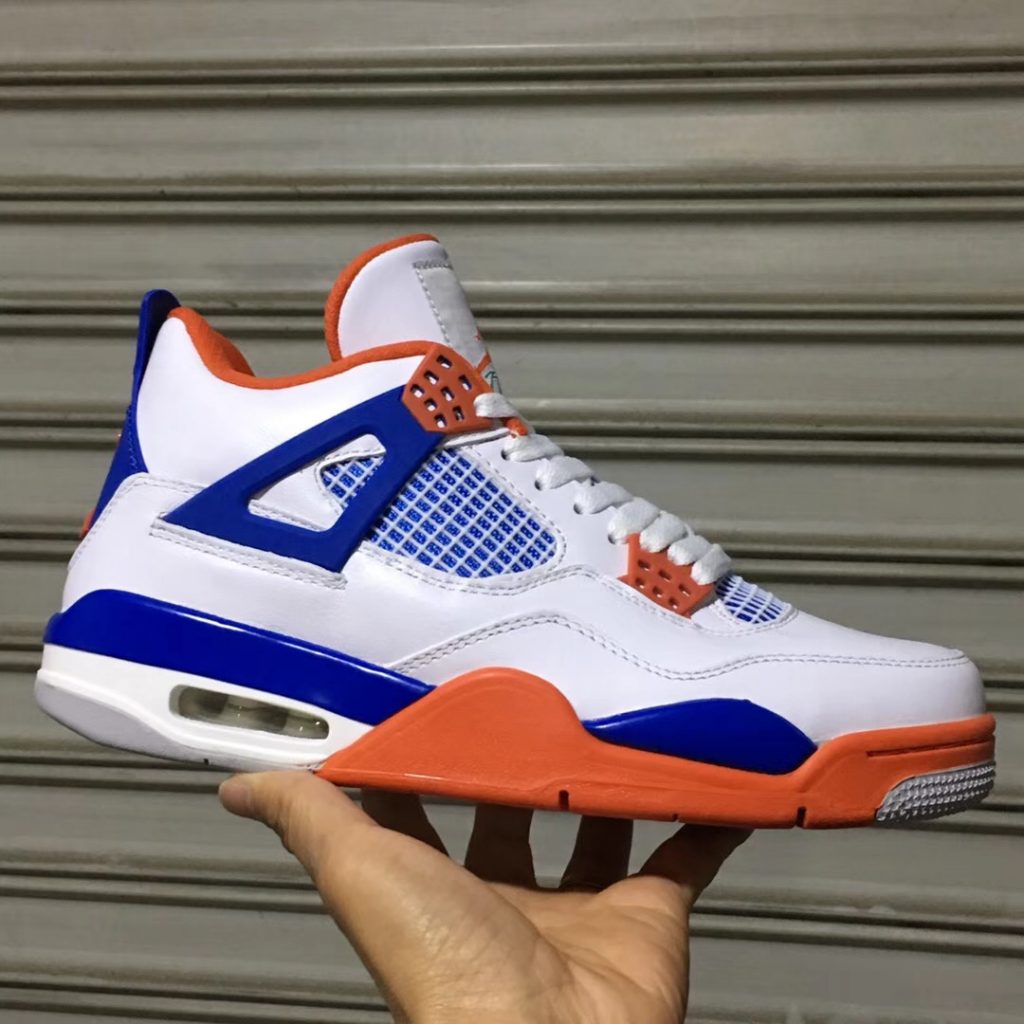 white blue and orange 4s