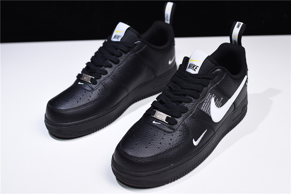 black utility nike air force 1