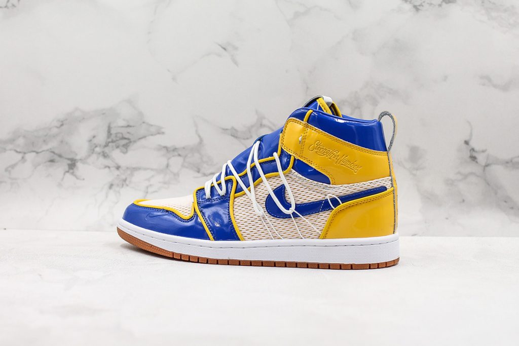 jordan 1 low yellow and blue