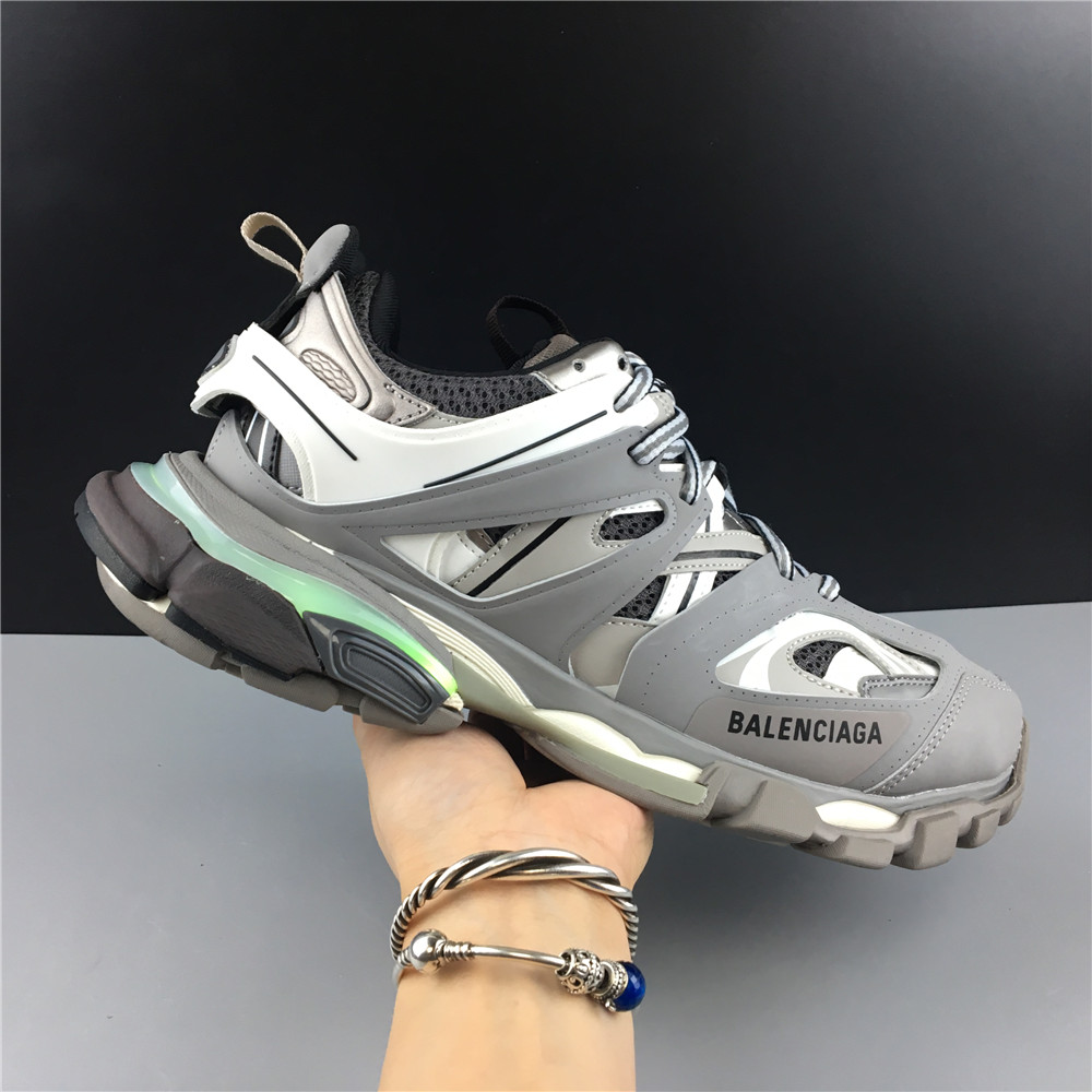 Balenciaga LED Track Trainers ‘Grey/White – Jordans To U