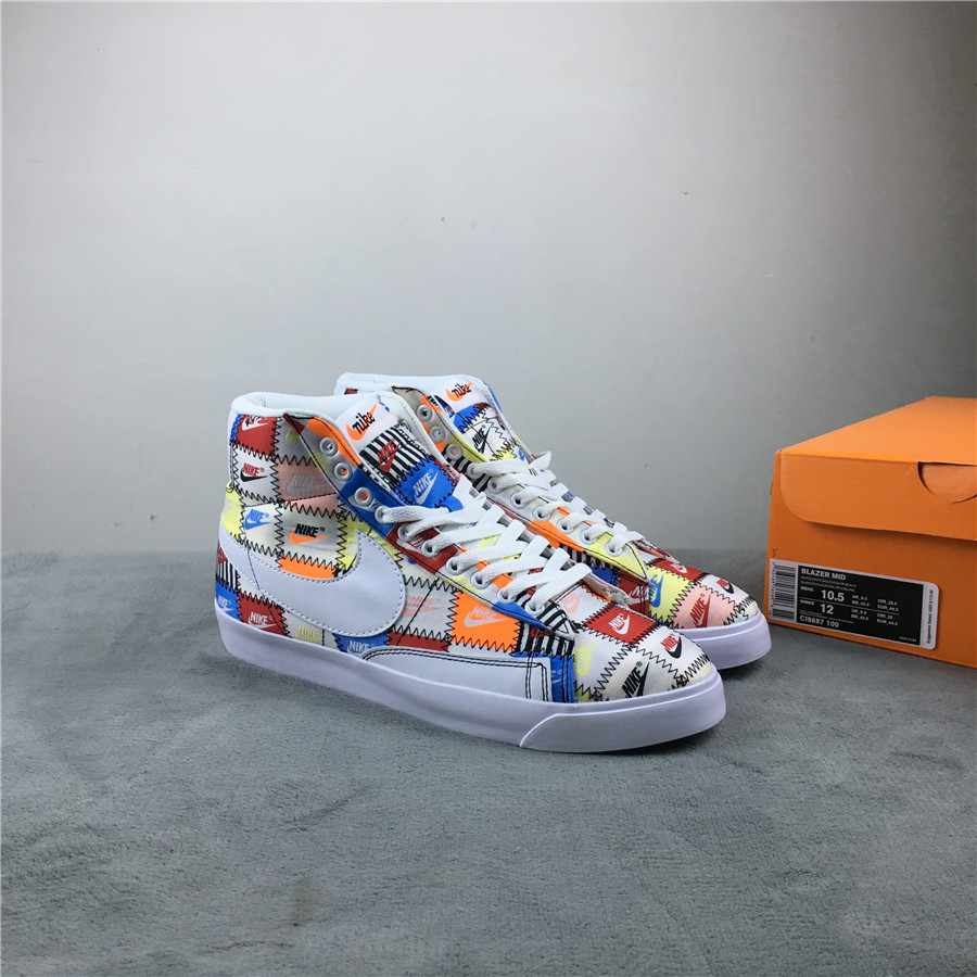 nike blazer patchwork