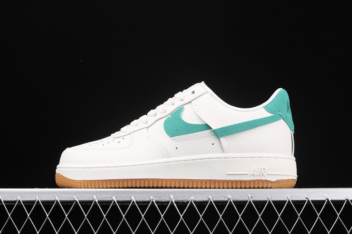 nike air force 1 vandalized green blue