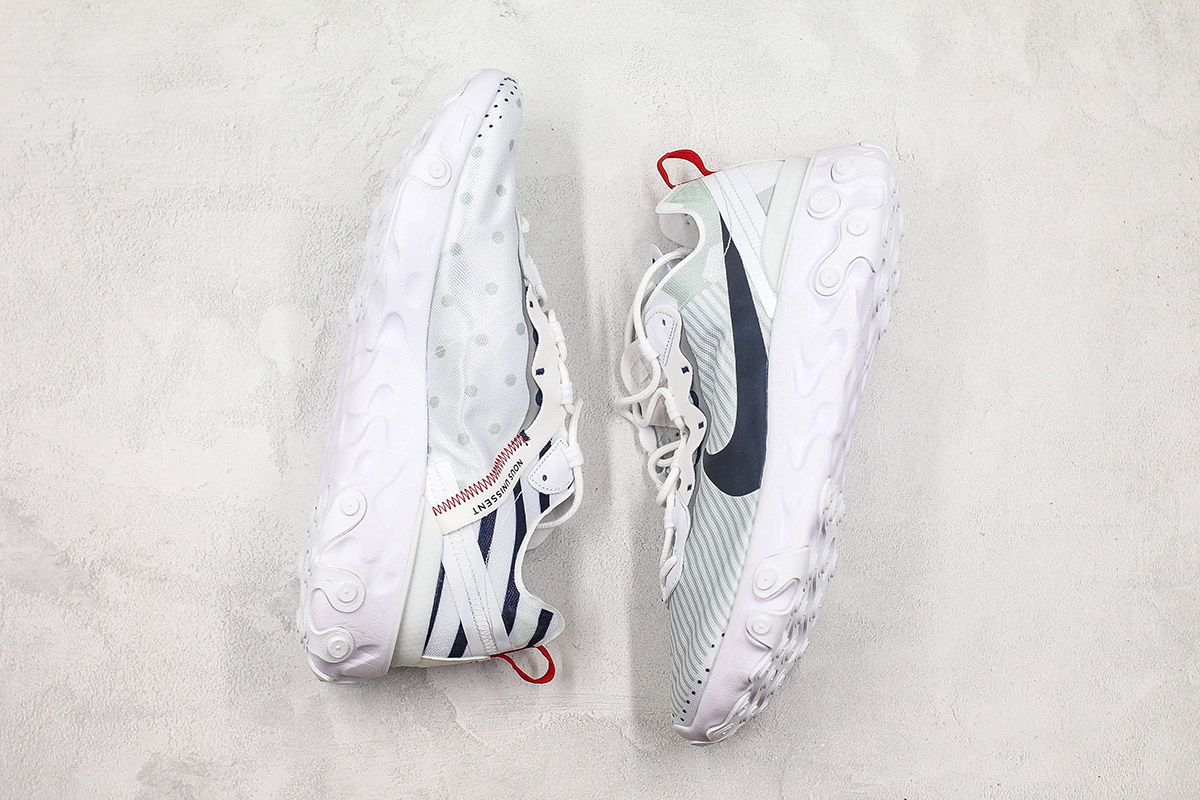 nike react element 55 premium white