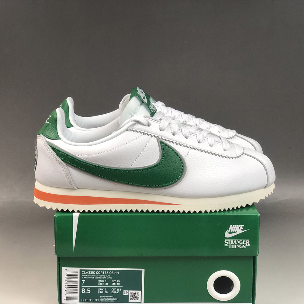 nike cortez stranger things green