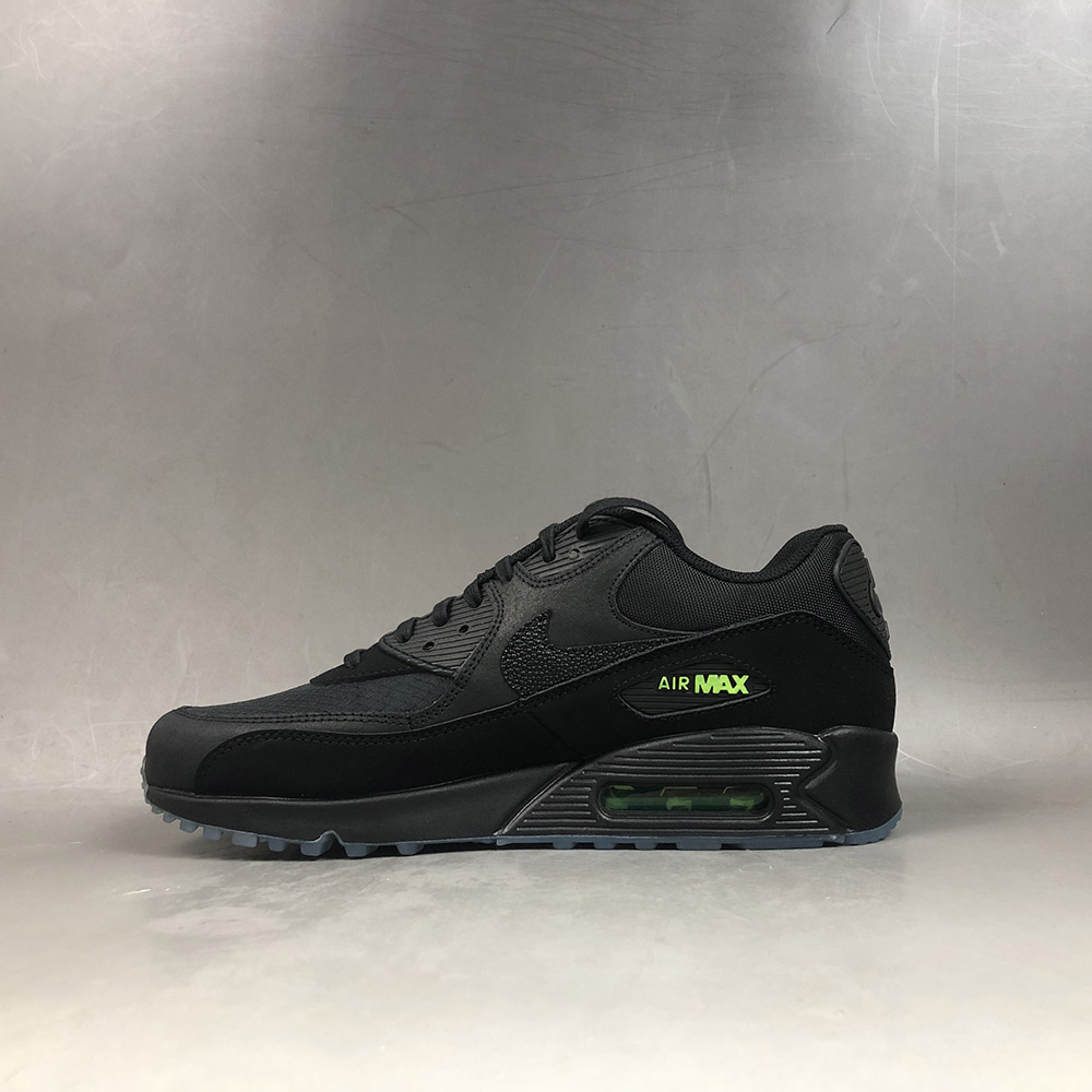 black and volt air max 90