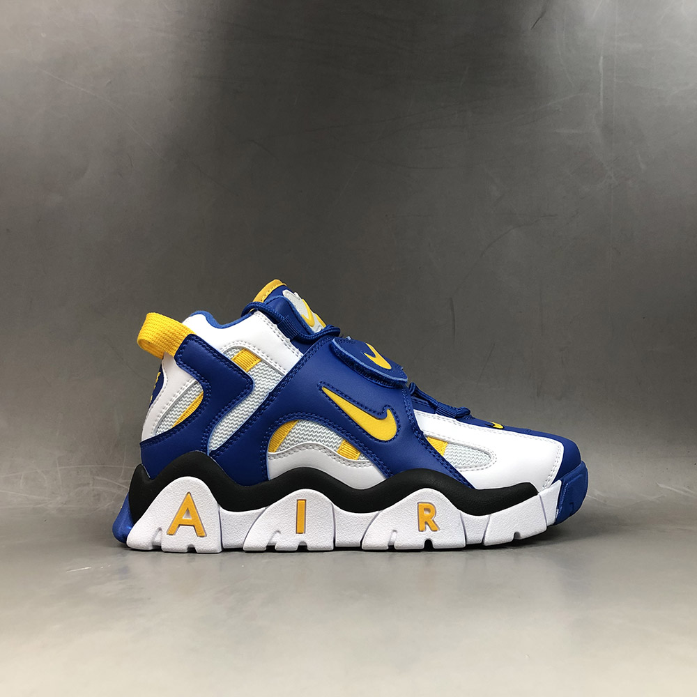 nike barrage blue and yellow