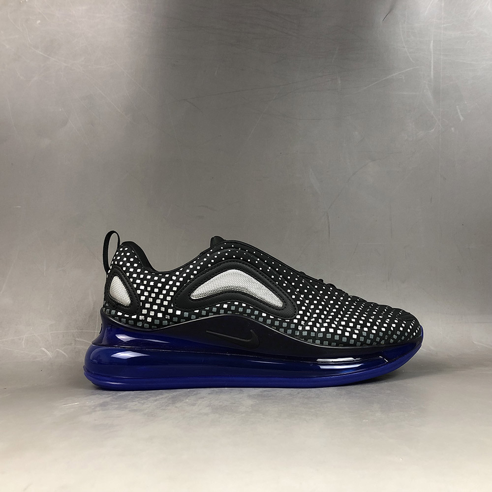 nike air max 720 black and silver