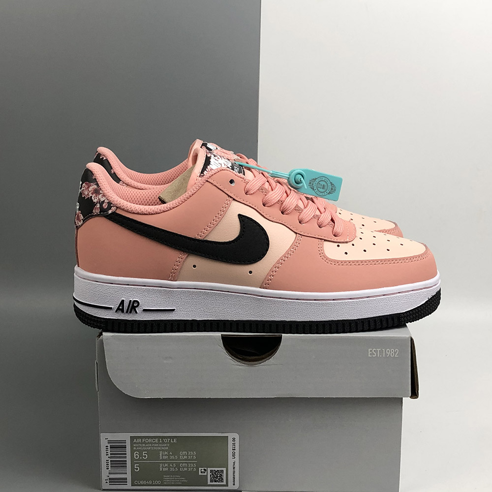 nike air force 1 peach pink quartz