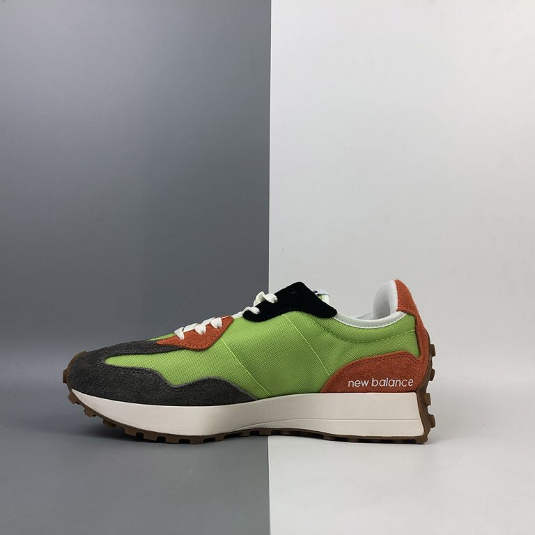 new balance 327 green and orange