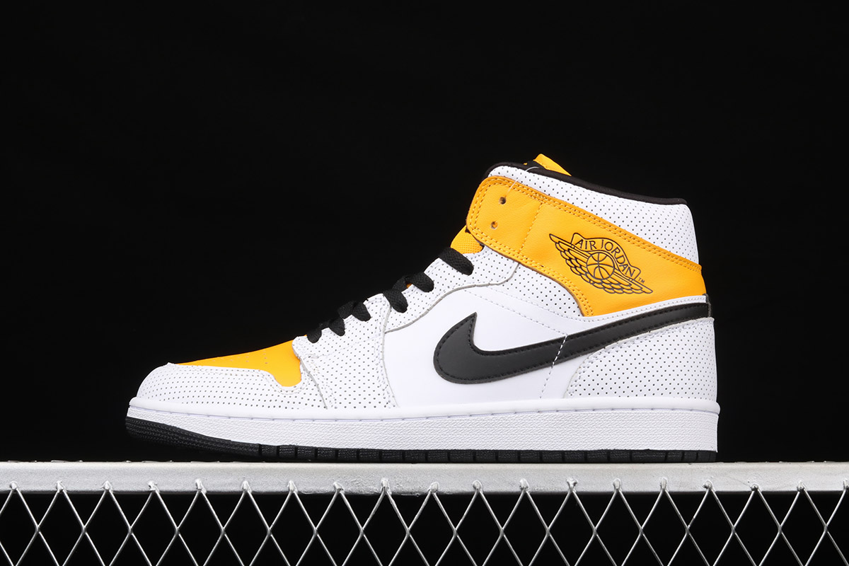 white black and university gold jordan 1