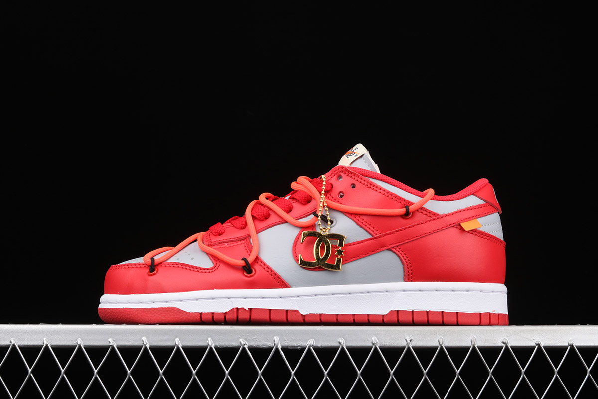 Off-White x Nike Dunk Low University Red/Wolf Grey For Sale – Jordans To U