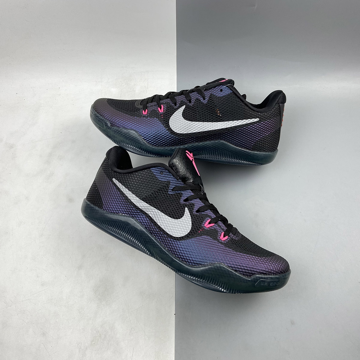 Nike Kobe 11 Low 'Invisibility Cloak' Black/Hyper Pink-Metallic