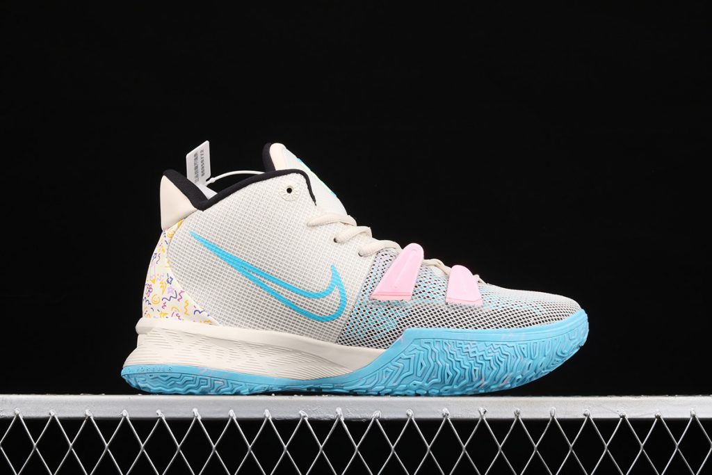 Nike Kyrie 7 Pale Ivory/Chlorine BlueBlack For Sale Jordans To U