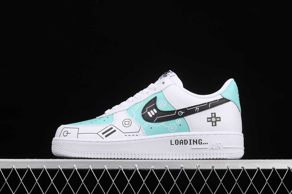 Custom Nike Air Force 1 Low White Green By You – Jordans To U
