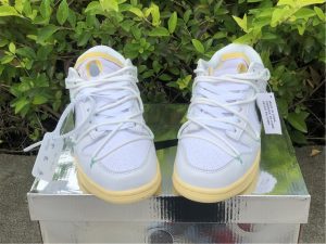 off white silver dunks