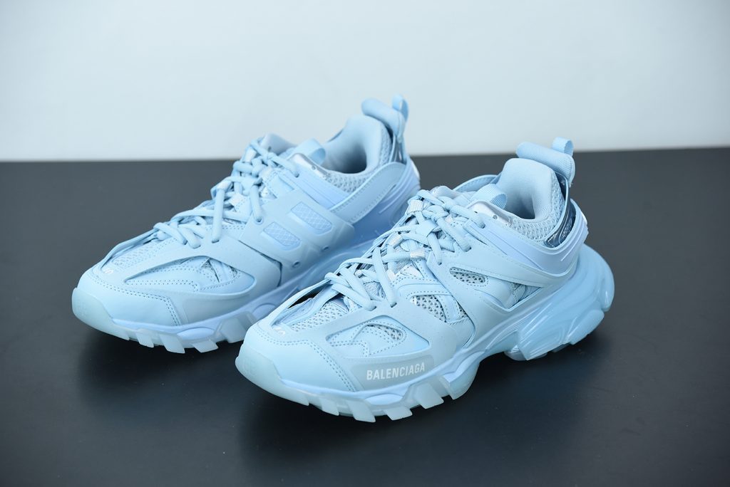 balenciaga track light blue
