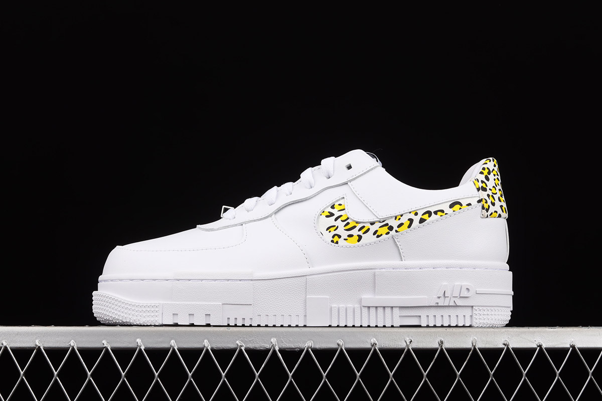 air force 1 pixel leopard