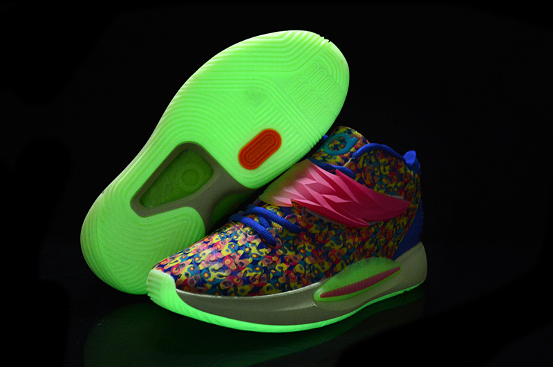 Nike KD 14 “Ron English” Lapis/Hyper Pink-Turquoise Blue For Sale 