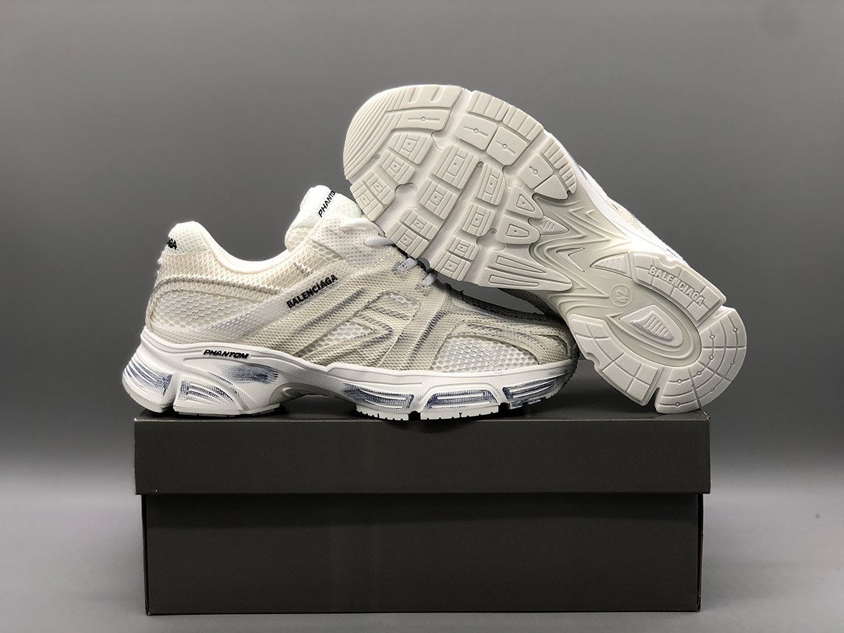 Balenciaga Phantom Trainer Low-Top Sneaker White For Sale – Jordans To U