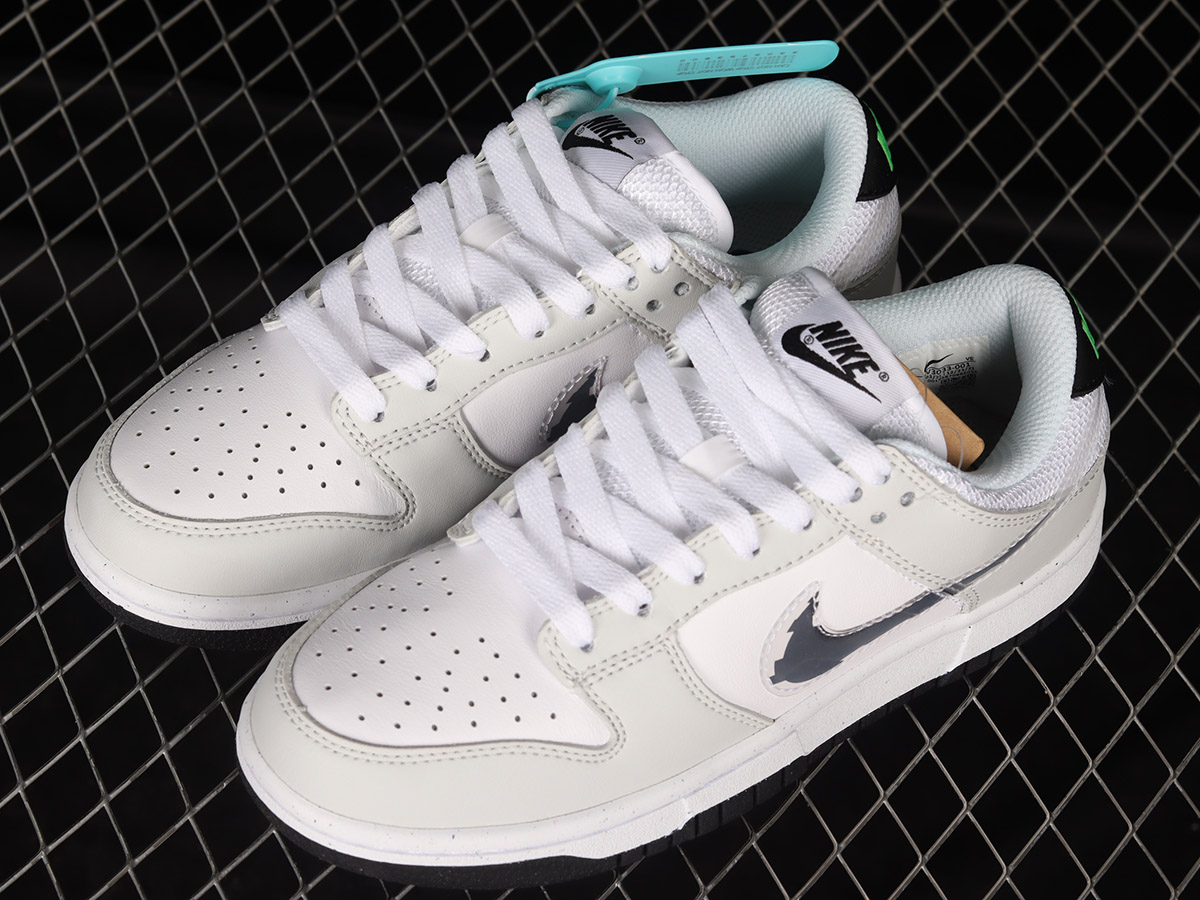 Nike Dunk Low Glitch Swoosh White Grey For Sale – Jordans To U