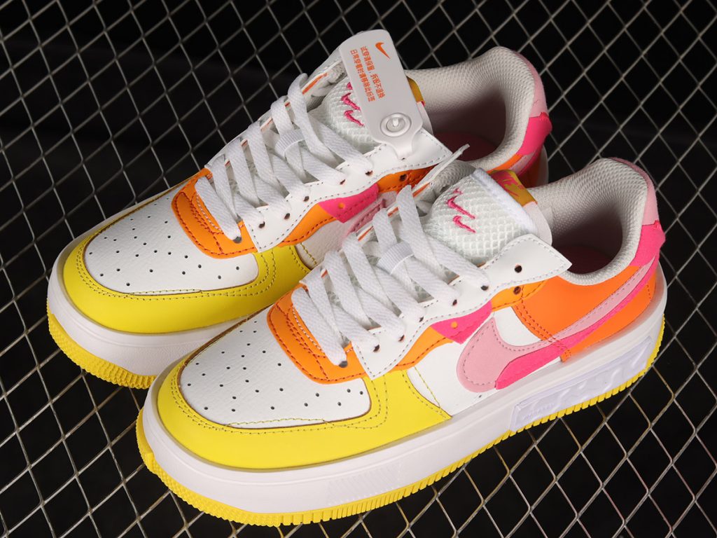 Nike Air Force 1 Fontanka White/Yellow-Pink For Sale – Jordans To U