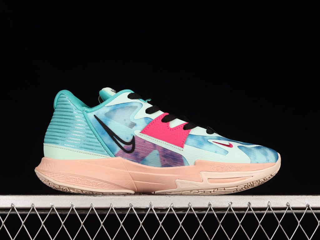 kyrie 5 pink and blue