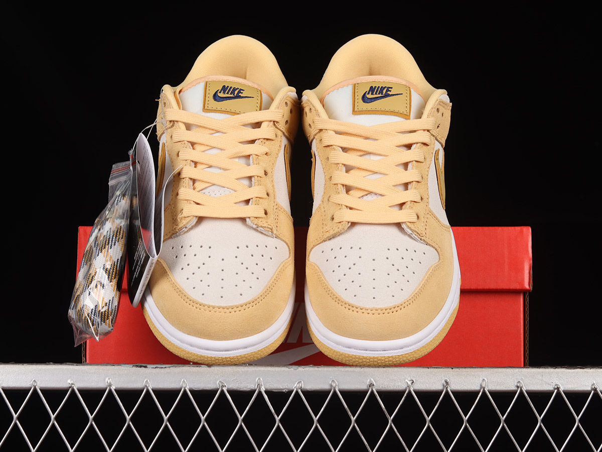 Nike Dunk Low WMNS Gold Suede DV7411-200 For Sale – Jordans To U
